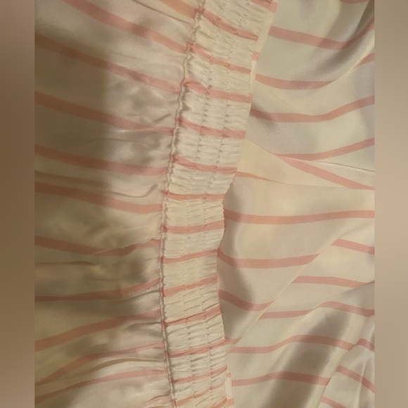 Asceno pink silk stripe pajama Pants M - Picture 3 of 5